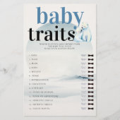 推測ベビー機能シャワーゲームポーラーベアキュブママ チラシ (正面)