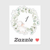 推測ベビー食品ベビーシャワーシールラベル シール (シート)