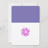 推測ベビー食品、赤ちゃんシャワー、ウサギのゲームカード 招待状 (裏面)