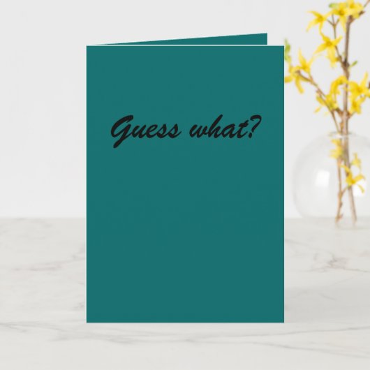 推測何か。 カード (黄色い花)