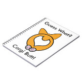 推測何か。 コーギーのお尻! ノートブック (左側)