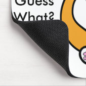 推測何か。 コーギーのお尻! マウスパッド (コーナー)