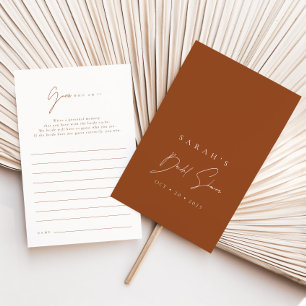 推測私テラコッタブライダルシャワーゲーム