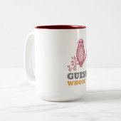 推測Whooo Owl Mug ツートーンマグカップ (正面左)