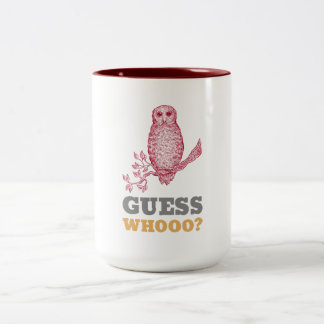 推測Whooo Owl Mug ツートーンマグカップ