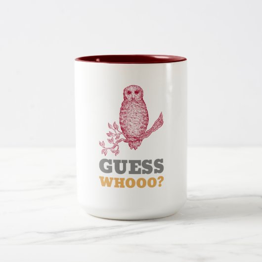 推測Whooo Owl Mug ツートーンマグカップ (中央)