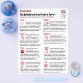 推理ストップカンニングシート チラシ (シングル)