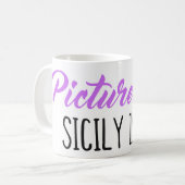 描いて下さいそれを…. シシリー1922年 コーヒーマグカップ (正面左)