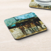 描かれた石の国民のLakeshore抽象芸術 コースター (左側)