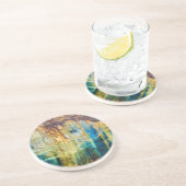 描かれた石の国民のLakeshore抽象芸術 コースター (側面)