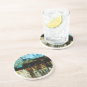 描かれた石の国民のLakeshore抽象芸術 コースター (側面)