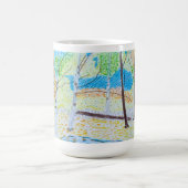 描かれた秋の風景  コーヒーマグカップ (中央)