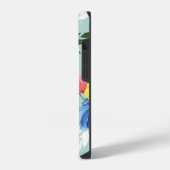 描かれた素敵なお花 iPhoneケース (左側面)