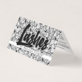 描かれる白黒のモダンによっては鞭が開花します 名刺 (正面)