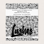 描かれる白黒のモダンによっては鞭が開花します 名刺 (外部フラット)