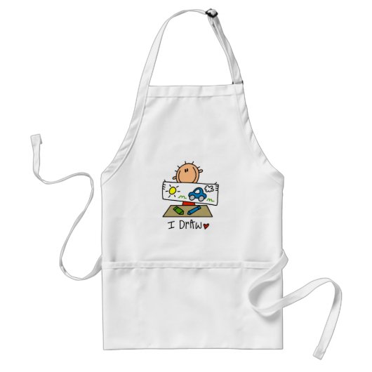 描きます スタンダードエプロン (正面)