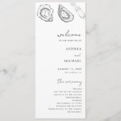 描シャンパンカキスターミニマリスト結婚シーフード プログラム (正面)