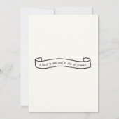 描トゥーシャンパン結婚式招待状 招待状 (裏面)