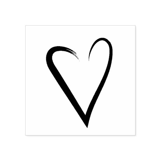 描ハート ラバースタンプ (インプリント)