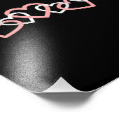 描ハート、ロマンチックな愛の証明 フォトプリント            (角)