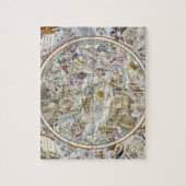 描写されるキリスト教の星座の地図 ジグソーパズル (縦)
