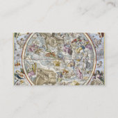 描写されるキリスト教の星座の地図 名刺 (裏面)