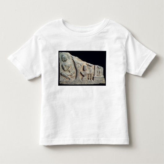 描写するつくレリーフ、浮き彫りのフリーズの詳細 トドラーTシャツ (正面)