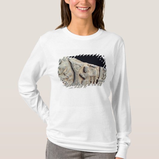 描写するつくレリーフ、浮き彫りのフリーズの詳細 Tシャツ (正面)