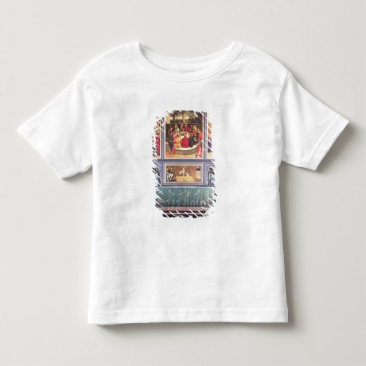 描写するトリプティクが付いている祭壇 トドラーTシャツ (正面)