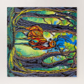 描写芸術的の威厳のある柱 ジグソーパズル (横)