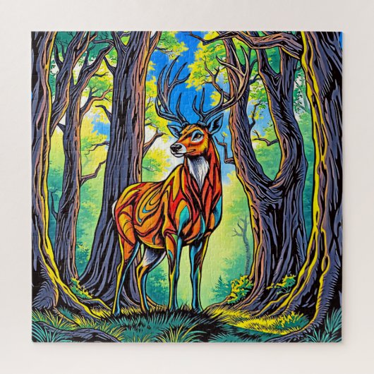 描写芸術的の威厳のある柱 ジグソーパズル (縦)