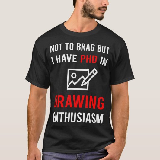 描画の情熱 Tシャツ (正面)
