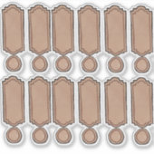 描画済みのボトルラベル d2 シート シール (正面)