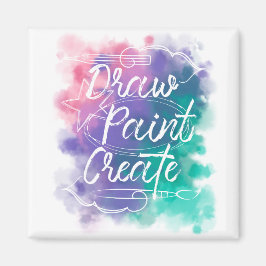 描画、絵を描作成 マグネット