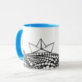 描紙船 マグカップ (正面左)