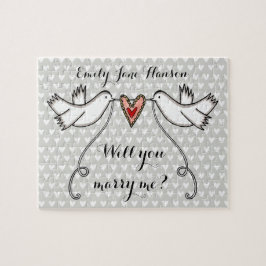 提パーソナライズされた案は僕と結婚するパズル ジグソーパズル