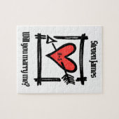 提パーソナライズされた案は僕と結婚するパズル ジグソーパズル (横)