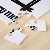 提パーソナライズされた案は僕と結婚するパズル ジグソーパズル (側面)