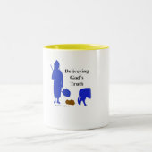 提供します神の真実(コーヒー・マグ)を ツートーンマグカップ (中央)