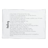 提供し、晩祷の枕カバー朝 枕カバー (裏面)