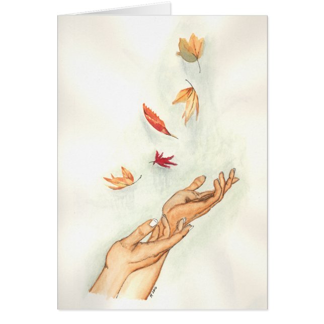 提供の空白のなカード (正面)