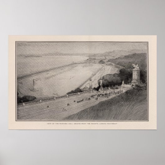 提案されたドリルグラウンドの表示 ポスター (正面)