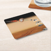 提案された火星のサンプル返却ミッション。 スクエアペーパーコースター (アングル)