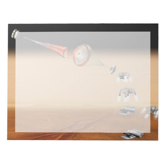 提案された火星のサンプル返却ミッション。 ノートパッド (正面)