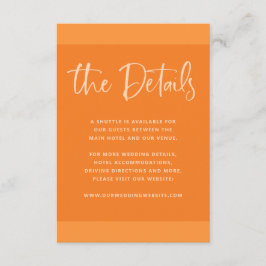 提案モダン|パパヤオレンジ結婚の詳細 エンクロージャーカード