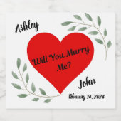 提案ラベル スパークリングワインラベル (シングルラベル)