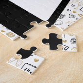 提案婚約リングや輪ジグソーパズル ジグソーパズル (側面)