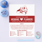 提案書デザイン結婚、のイベントプランナー広告 チラシ (シングル)