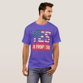 提案50に賛成 Tシャツ (正面フル)