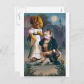 "提案"ヴィンテージバレンタイン シーズンポストカード (正面/裏面)